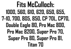 24″ Bar & Chain For McCulloch Pro Mac 800, Pro Mac 8200, 240VXLHD009 / 72EXL084G