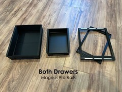 Magnetic desk for drawer for Secretlabs Magnus Pro desk – Both Sizes