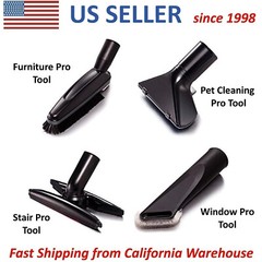 4 COMBO for 35mm Miele Vacuum Brush Tool Attachments Furniture Pet Stair Window