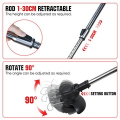 20000mAh Electric Cordless Grass String Trimmer Lawn Edger Weed Wacker Cutter