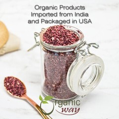 Organic Way Hibiscus Flower Cut & Sifted – Organic, Kosher & USDA Certified