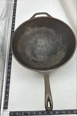 Lodge 14 Inch Cast Iron Wok with Long Handle and Assist Handle USA