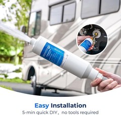Waterdrop RV Water Filter, NSF Certified, Reduces Chlorine, Bad Taste, 2 Pack