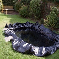 32x26FT Waterproof HDPE Pond Liner Pond Liners Fish Liner Gardens Landscaping US