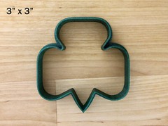 Scouting Cookie Cutters Set Girls Troop Meeting Camping Hiking Leader 3D Printed