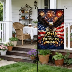 4th of July Decorations 250th Anniversary Garden Flag | 250 Years of Freedom…