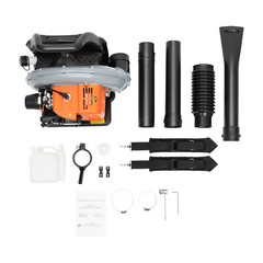 2024 New Upgraded 63CC 2-Stroke 850CFM 4.3HP Commercial Backpack Gas Leaf Blower