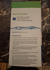 Pentair Omnifilter Sediment, Chlorine Taste & Odor 10″ Carbon FIlter – TO6