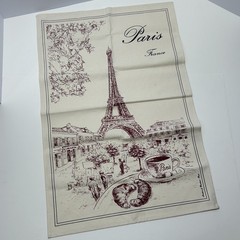 Disneyland Paris Eiffel Tower Tea Towel Torchons & Bouchons France Souvenir NWT