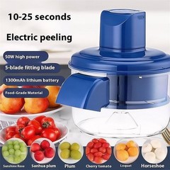 Automatic Fruit Peeler Electric Grape Peeling Machine for Restaurant Picnic Home
