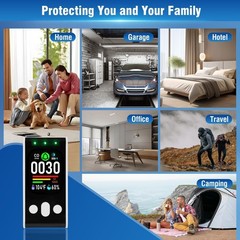 4in1 Carbon Monoxide Detectors Plug-in Natural Gas Detector&Carbon Monoxide NEW