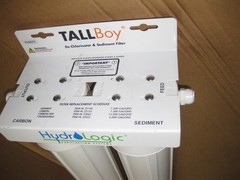 Hydro Logic Tall Boy De Chlorinator And Sediment Filter – USES 20″ FILTERS