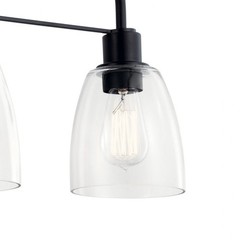 3 Light Vanity Light In Vintage Industrial Style-11.25 Inches Tall and 24.25