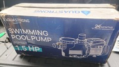 Aquastrong In Above Ground Pool Pump High Flow 1.5 HP 115V 8089GPH Single Speed