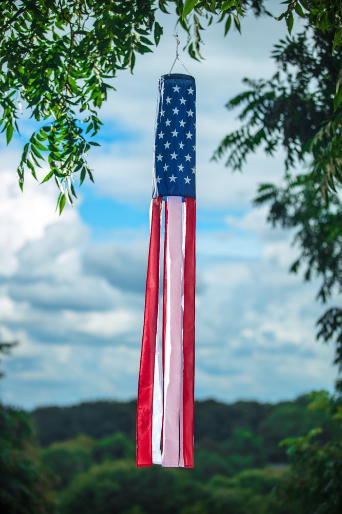 American Flag Windsock 60″ Show United States Patriotic Support USA Windsock