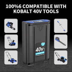 For Kobalt 40V MAX 6.0Ah / 7.5Ah Extended Run Li-Ion Battery KB540-06 KB440-03