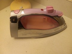 Sunbeam Steam Master Prof Iron Silver/pink Model GCSBSP-200 Retractable Cord