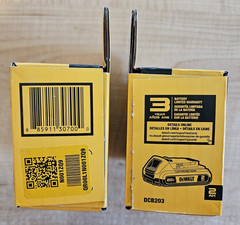 2 NEW Genuine Dewalt 20 Volt 20v Max 2 Ah Li-Ion Batteries DCB203 2022 Date