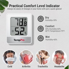 Mini ThermoPro LCD Digital Indoor Hygrometer Thermometer Humidity Monitor Meter