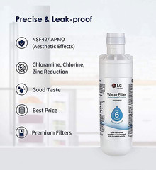 4 Pack New Sealed LG LT1000P Refrigerator Water Filter Replacement ADQ747935