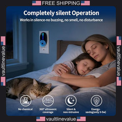 Ultrasonic Pest Repeller 6 Pack Indoor Mouse Ant Roach Rodent Bug Mosquito