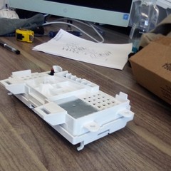 Whirlpool Washer Main Control Board Module W11607637 White Plastic 1pc