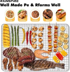 Stainless Steel Cooling Rack – Fits Quarter Sheet Pans Effortlessly