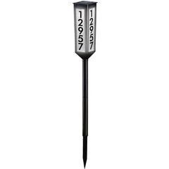 NEW! Solar Powered Address Stake – Wireless LED Light House Number -Customizable