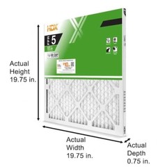 20X20X1 Pleated Air Filters Replacement For Furnace. MERV 8 AC HVAC FPR 5 3-Pack