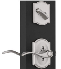 Schlage Accent Entry Lever with Deadbolt Combo Pack Nickel FB55N ACC 619 CAM