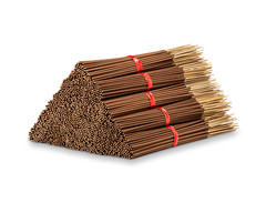 UNSCENTED Incense Sticks 11″ Bulk – 100% Natural Joss Punk and Bamboo Blanks