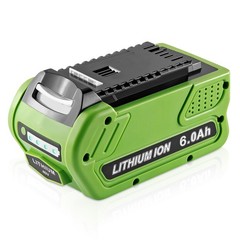 40V 6Ah For Greenworks G-MAX Lithium Battery 29472 29462 29252 20202 40 Volt