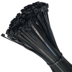 100Pcs 18″ Cable Ties Heavy Duty 150 LBS Ultra Nylon Wrap Wire Zip UV Resistant