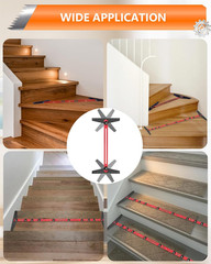 AXIUM Stair Tread Template Tool, Aluminum Alloy Stair Measuring Tool, Adjustable