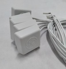 New Pack of 5 GE Security Sentrol 5150-W On The Glass Shock Break Sensors White