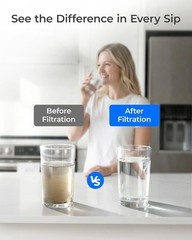 Waterdrop Refrigerator Water Filter, Replacement for LG® LT1000P®, Pack of 9