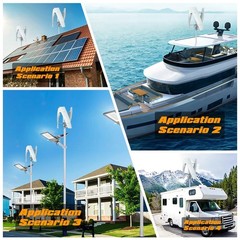 3KW 48V Wind Power Turbine Generator Kit MPPT Controller Home Farm Boat Windmill