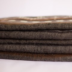 ALPACA WOOL BLANKET THROW XL KING 90×75 REVERSIBLE THICK & WARM HANDMADE ECUADOR