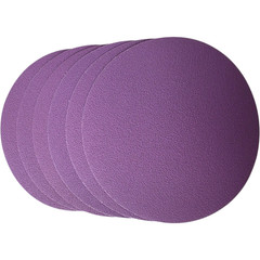 6 Inch Ceramic Hook & Loop Sandpaper Discs, No Holes, 50pcs Box, P40 to P800