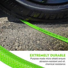 Air Compressor Hose 1/4 Inch X 25 Feet Reinforced Polyurethane (PU) Air Hose wit