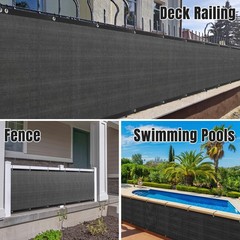 3′ 4′ 5′ 6′ 8′ x50′ Privacy Fence Screen Windscreen Garden Yard Mesh Shade Cover