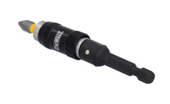 DeWALT MAX-FIT 20° MAGNETIC PIVOT HOLDER & BIT TIP/IMPACT RATED/TORSION ZONE