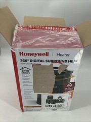 Honeywell – 360 Surround Digital Fan-Forced Heater – Black