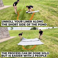 LifeGuard 15′ x 15′ EPDM 60-Mil Pond Liner – Fish Safe