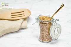 Organic Way Fenugreek Methi Seeds Whole – Kosher & USDA Certified (1LBS / 16Oz)