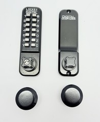 Lockey 2830JB/MG 2000 Series Keyless Entry Single Combination Knob Set – Black