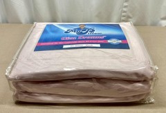 MyPillow Giza Dreams RV Queen Sheet Set Blush Pink 100% Egyptian Cotton 400 New