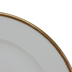 Martial M Redon Jean Pouyat RDN2 Luncheon Plate 8 1/2″ Gold Rim Limoges 1890’s
