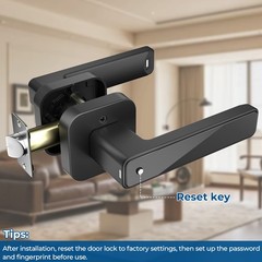 Smart Fingerprint Door Lock Keyless Entry with APP IC Card Code Key Biometric