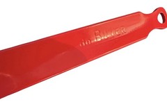 de Buyer France 9.5″ Carbon Steel Crepe Pan – 24cm Red Silicone Handle Mineral B